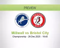 Millwall Bristol City betting prediction (29 December 2025)