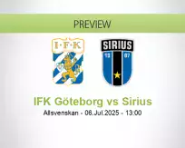 IFK Göteborg Sirius betting prediction (06 July 2025)