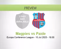 Magpies Paide betting prediction (10 July 2025)