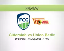 Gütersloh Union Berlin betting prediction (15 August 2025)