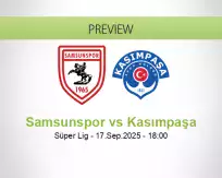 Samsunspor Kasımpaşa betting prediction (17 September 2025)