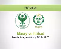 Masry Ittihad betting prediction (08 August 2025)
