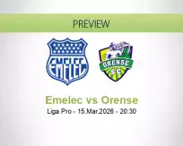 Emelec vs Orense