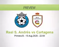 Real S. Andrés Cartagena betting prediction (15 August 2025)