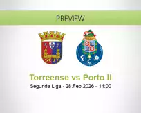 Torreense Porto II betting prediction (28 February 2026)