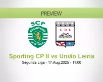 Sporting CP II União Leiria betting prediction (17 August 2025)
