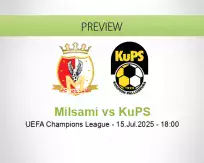 Milsami KuPS betting prediction (15 July 2025)