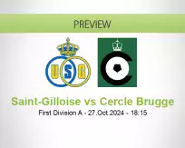 Saint-Gilloise Cercle Brugge betting prediction (27 October 2024)