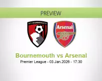Bournemouth Arsenal betting prediction (03 January 2026)
