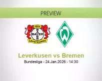 Leverkusen Bremen betting prediction (24 January 2026)