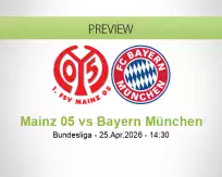 Mainz 05 vs Bayern München