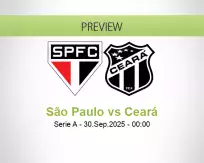 São Paulo Ceará betting prediction (30 September 2025)