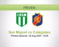 San Miguel Colegiales betting prediction (02 August 2025)