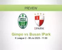 Gimpo Busan IPark betting prediction (06 July 2025)
