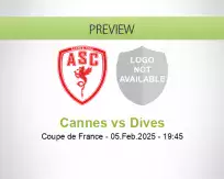 Cannes Dives betting prediction (05 February 2025)