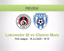Lokomotiv Sf Cherno More betting prediction (18 July 2025)
