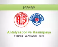 Antalyaspor Kasımpaşa betting prediction (10 August 2025)