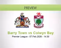 Barry Town Colwyn Bay betting prediction (07 February 2026)