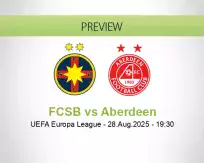 FCSB Aberdeen betting prediction (28 August 2025)