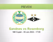 Sandnes Rosenborg betting prediction (30 June 2022)