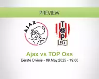 Ajax TOP Oss betting prediction (09 May 2025)