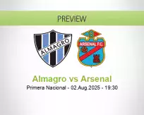 Almagro Arsenal betting prediction (03 August 2025)