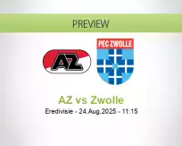 AZ Zwolle betting prediction (24 September 2025)