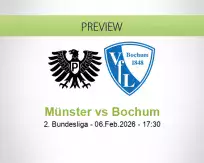 Münster Bochum betting prediction (06 February 2026)