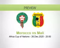 Morocco Mali betting prediction (26 December 2025)