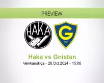 Haka Gnistan betting prediction (26 October 2024)