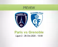 Paris Grenoble betting prediction (26 October 2024)