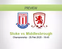 Stoke Middlesbrough betting prediction (25 February 2025)