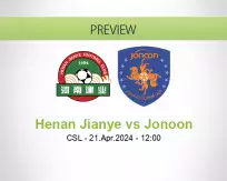 Henan Jianye Jonoon betting prediction (21 April 2024)
