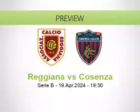 Reggiana Cosenza betting prediction (20 April 2024)