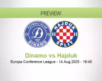 Dinamo Hajduk betting prediction (14 August 2025)