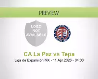 CA La Paz Tepa betting prediction (11 April 2026)