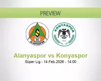 Alanyaspor Konyaspor betting prediction (14 February 2026)
