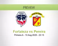 Fortaleza Pereira betting prediction (10 August 2025)