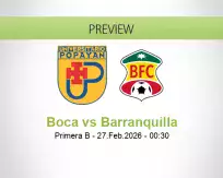 Boca Barranquilla betting prediction (26 February 2026)