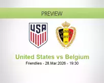 United States vs Belgium