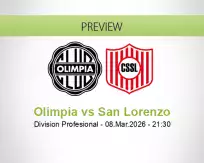 Olimpia San Lorenzo betting prediction (09 March 2026)