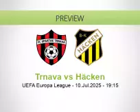 Trnava Häcken betting prediction (10 July 2025)