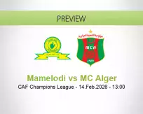 Mamelodi vs MC Alger