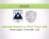 Haverfordwest Flint Town Utd betting prediction (01 March 2026)