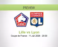 Lille Lyon betting prediction (11 January 2026)