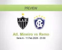 Atl. Mineiro vs Remo
