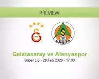 Galatasaray Alanyaspor betting prediction (28 February 2026)