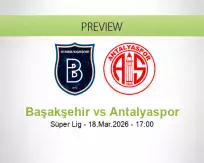 Başakşehir Antalyaspor betting prediction (18 March 2026)