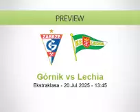 Górnik Lechia betting prediction (20 July 2025)