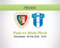 Piast Wisła Płock betting prediction (09 February 2026)